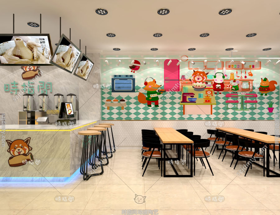 亲子陶艺店装修应该怎么样设计