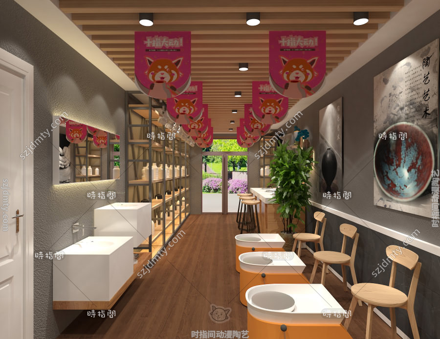 亲子陶艺店如何装修