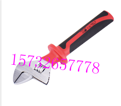 耐高压1000V绝缘活动扳手8/10/12寸活板子电工专用防电维修工具