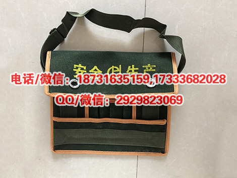 电工工具包绿帆布电工工具包帆布五金工具袋