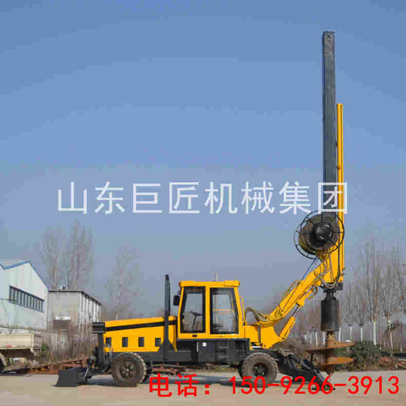 15米轮式旋挖钻机原装现货 螺旋钻打桩机质量好