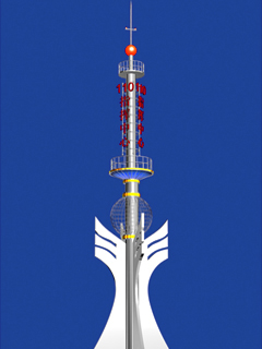 信丰公司设计制作不锈钢装饰塔