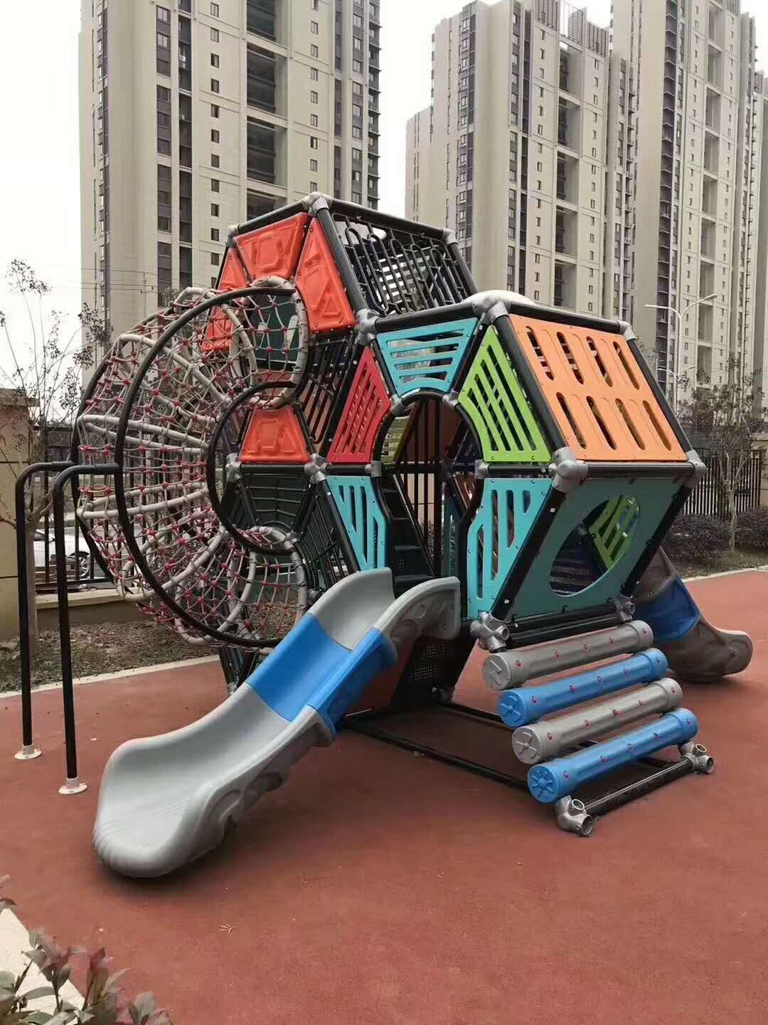 批发儿童大风车滑梯组合