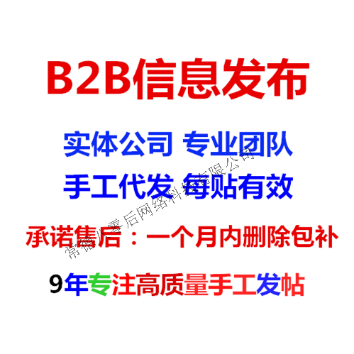 代发b2b信息的公司_常德八零后网络