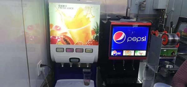 焦作汉堡店饮料机可乐机可乐糖浆包供应