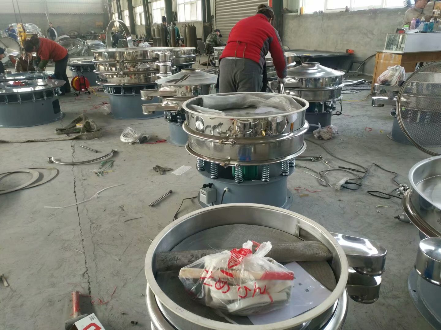硅粉600型圆形振动筛-氯化钠振动筛