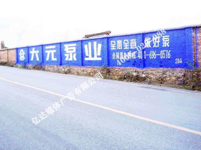 贵州保险手绘墙体广告贵州苏宁农村刷墙广告