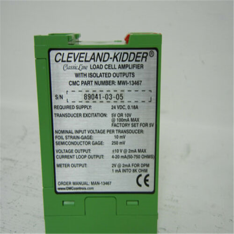 Cleveland Kidder张力控制器MWI-13262现货