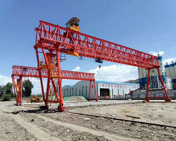 浙江台州龙门起重机厂家现场施工准备