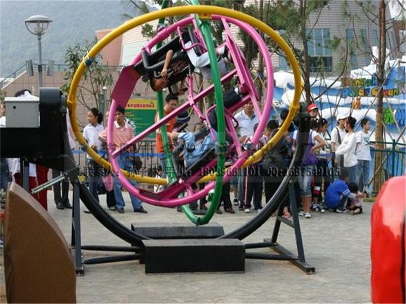 户外儿童乐园游乐设施三维太空环中小型娱乐设备