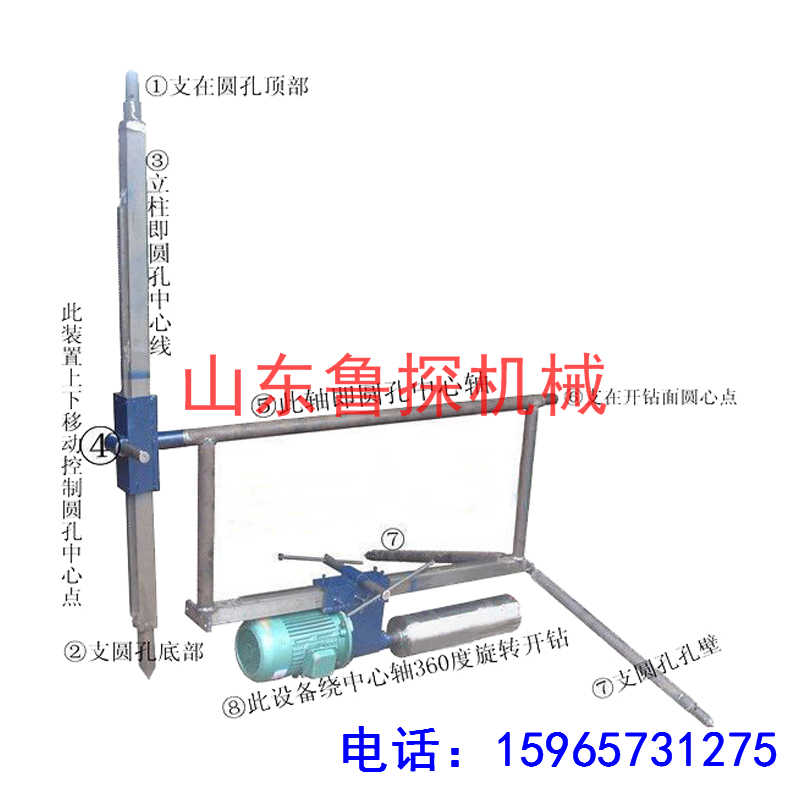 山东鲁探供应电动凿岩机三相电工程水磨钻机