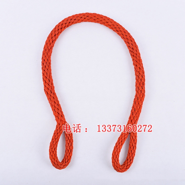 红色蚕丝绳套4mm-30mm绝缘绳套防潮绝缘绳扣