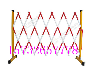 管状伸缩围栏绝缘护栏电力安全围栏硬质遮拦移动警示围栏3m