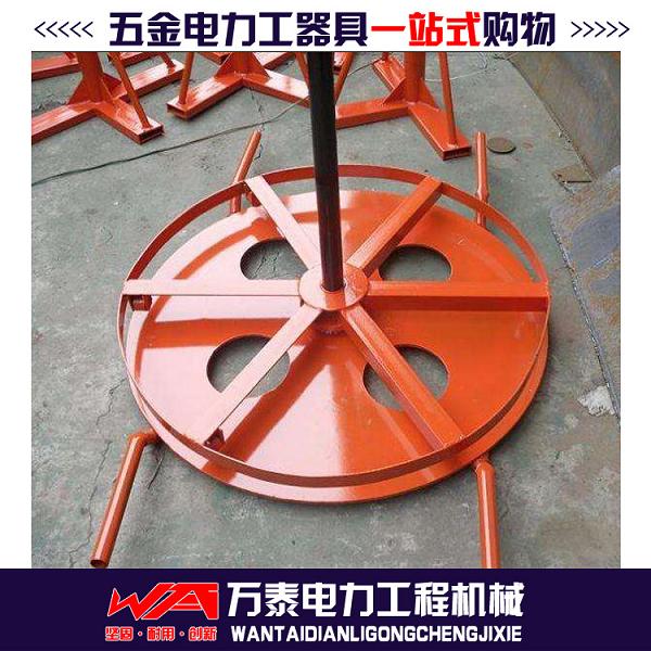 六角式电缆放线架 落地式电缆放线盘 加厚板材放线盘