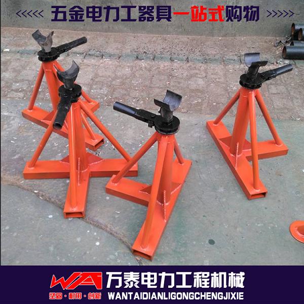 3吨电缆盘机械放线架 立柱式放线架 三角机械放线架