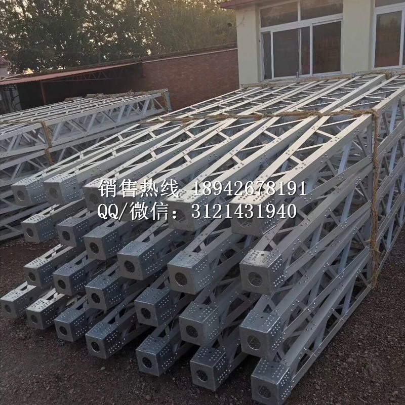 铝合金格构式扒杆高强度铝合金内悬浮抱杆框架式内悬浮抱杆扒杆