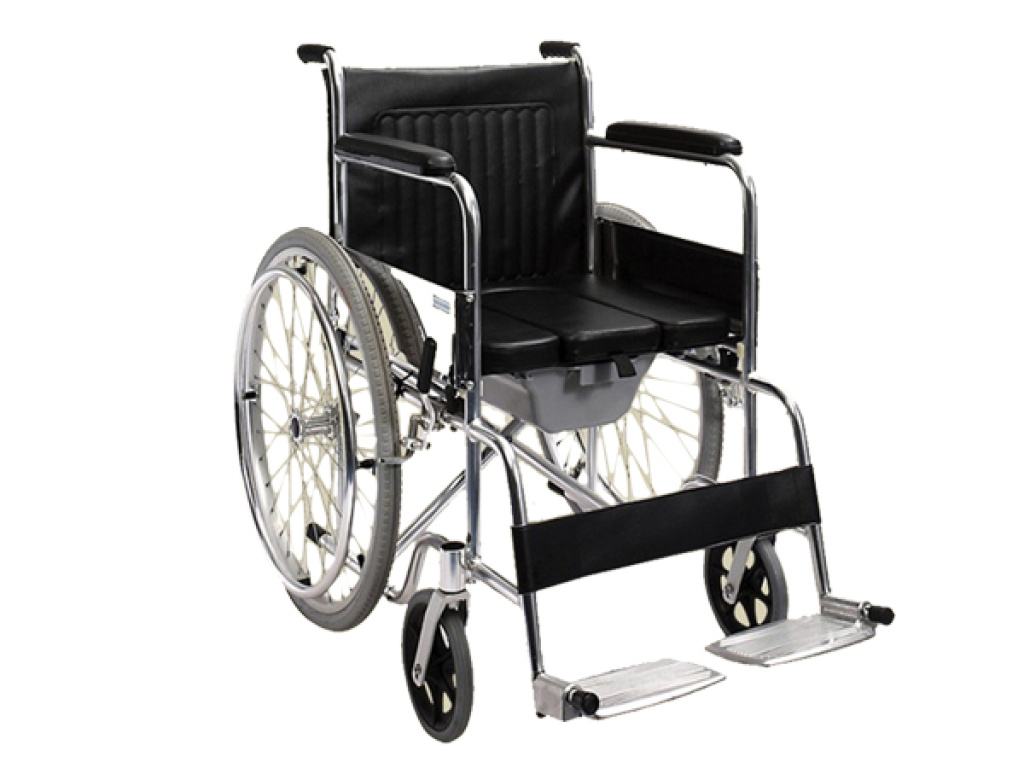 温州残疾人老人骨伤康复推椅带便轮椅