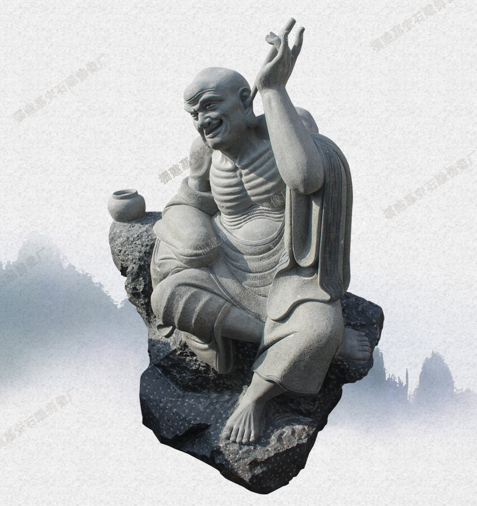 滨州寺庙石雕降龙伏虎罗汉  惠安石雕罗汉像的价值