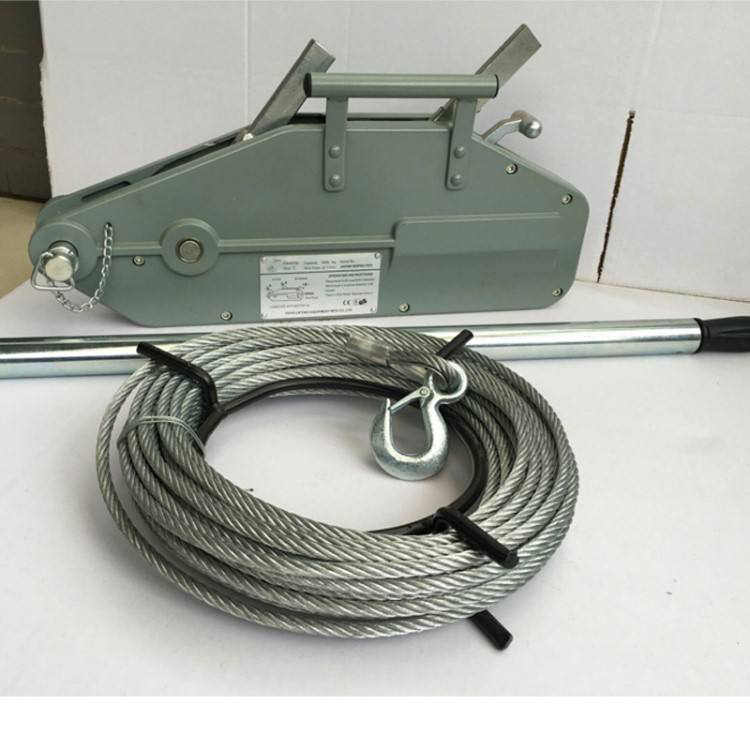 HSS416型钢丝绳手板葫芦1.6吨*20米铝合金紧线器货到付款