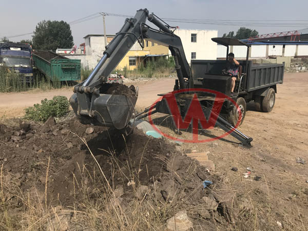 台南农用自卸车加装挖掘机