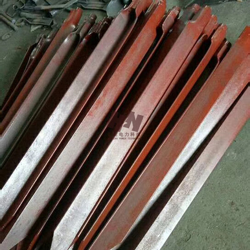 镀彩锌三角铁桩接地线接地极通用钢桩镀彩锌三角铁桩