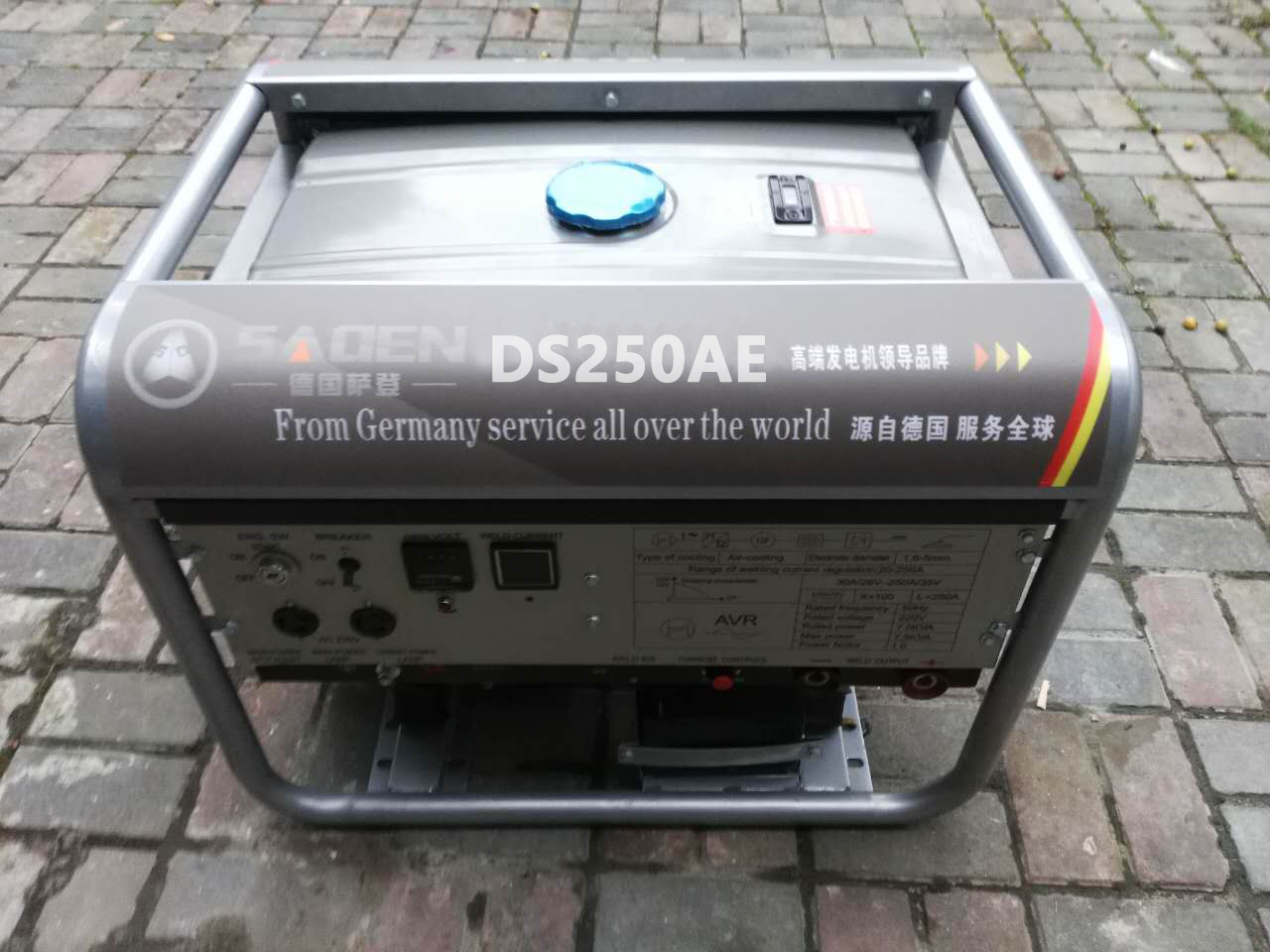 萨登250A汽油发电电焊机DS250AH厂家参数