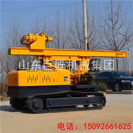 巨匠集团直供 太阳能光伏液压打桩机 基建工程打桩机操作灵活