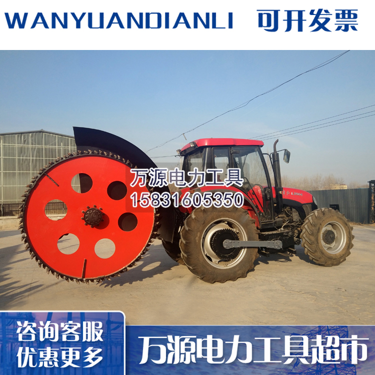 拖拉机圆盘挖沟机 新型拖拉机开沟机 拖拉机圆盘开沟机