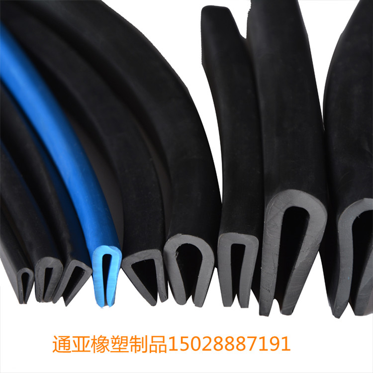汽车侧门卡槽钢带龙骨橡胶密封条