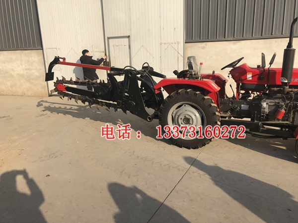 订做路岩石拖拉机开沟机东北冻土开沟机拖拉机开槽机
