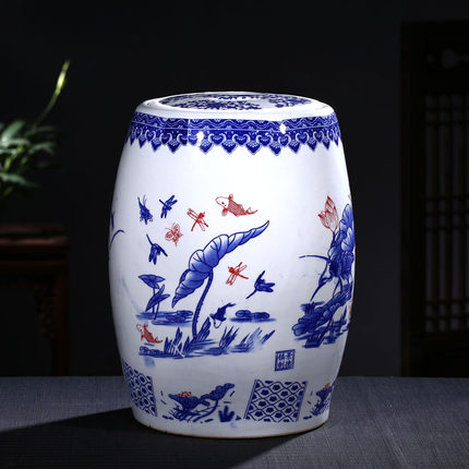 陶瓷储物罐 环保储米桶 防虫米桶 家用收纳罐