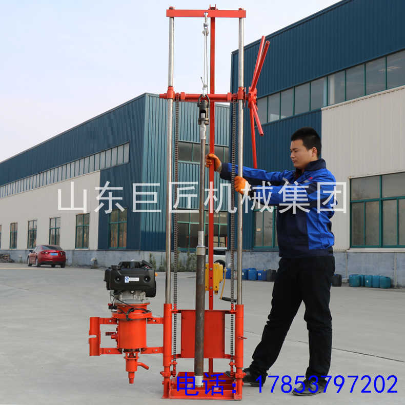 QZ-2C型汽油机轻便钻机 小型地质勘探岩芯钻机