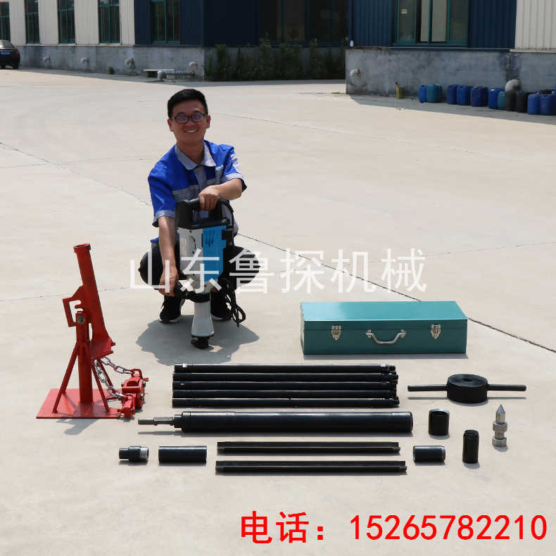 供应山东鲁探QTZ-3D电动取土钻机取样完整  高性能轻便取土钻机