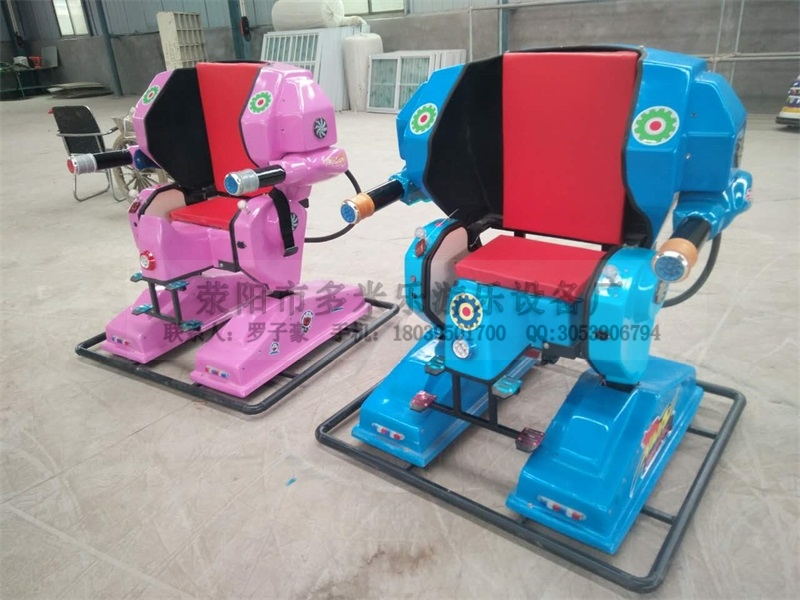 机器人现货儿童游乐设施新款报价机械遥控战警站立行走机器人