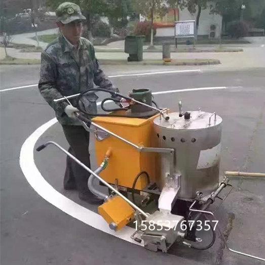 全自动手推式热熔划线机 满足各种水泥路面划线要求