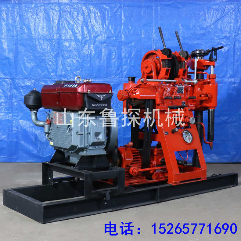 山东鲁探XY-150岩心钻机 液压高速勘探取样钻机 结构紧凑便于搬运