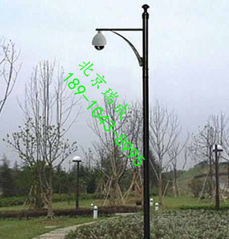 监控立杆2米2.5米3米3.5米4米5米6米监控杆立杆小区不锈钢立柱