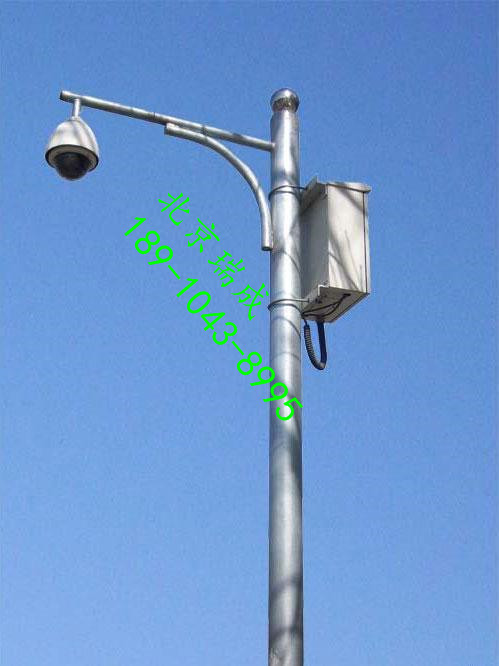 监控立杆2.5米3米3.5米4米不锈钢设备配件监控杆摄像机架监控支架