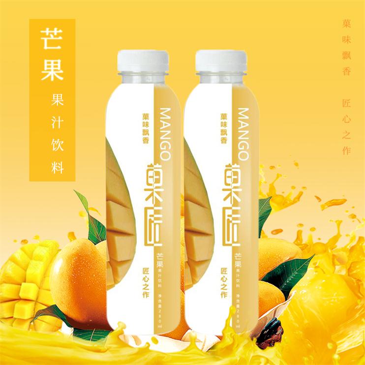 自动贩卖机芒果果汁饮料500ml15瓶菓匠招商