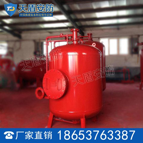 闭式泡沫-水喷淋系统参数