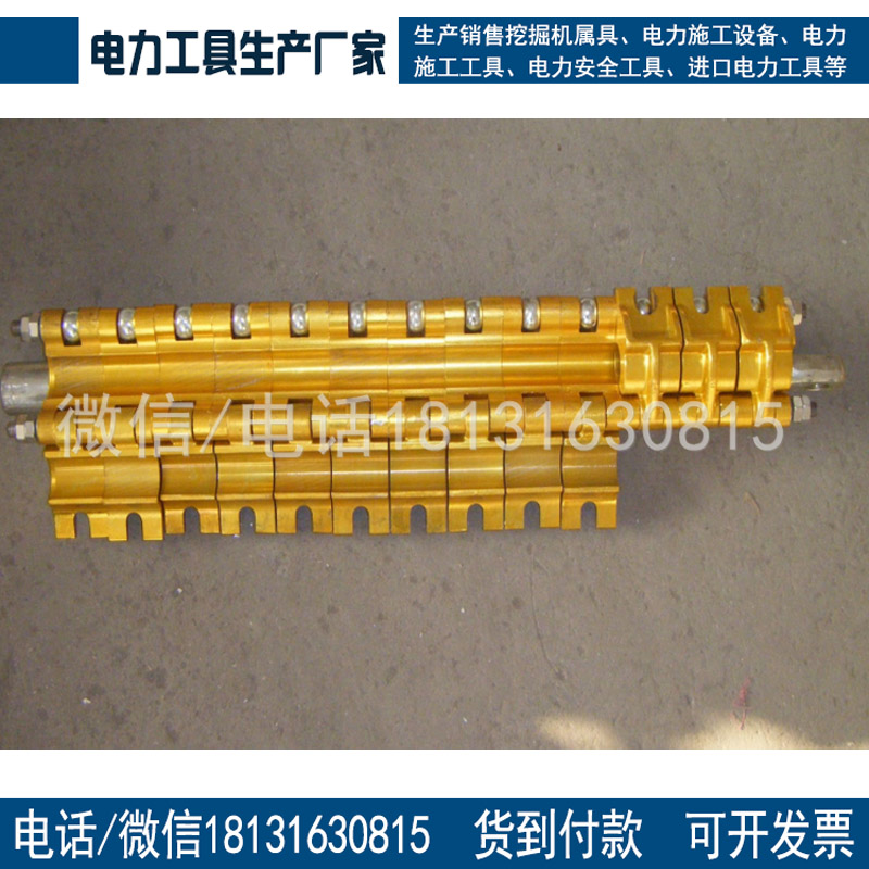 SKGF-4卡线器电缆卡头螺栓型防扭钢丝绳卡线器可定制