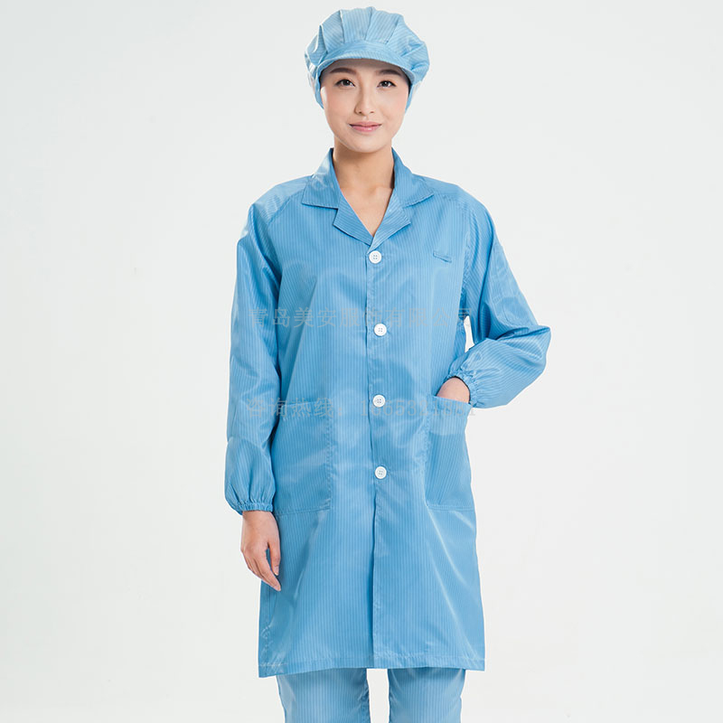城阳美安世家印刷车间用防尘服防静电服加工