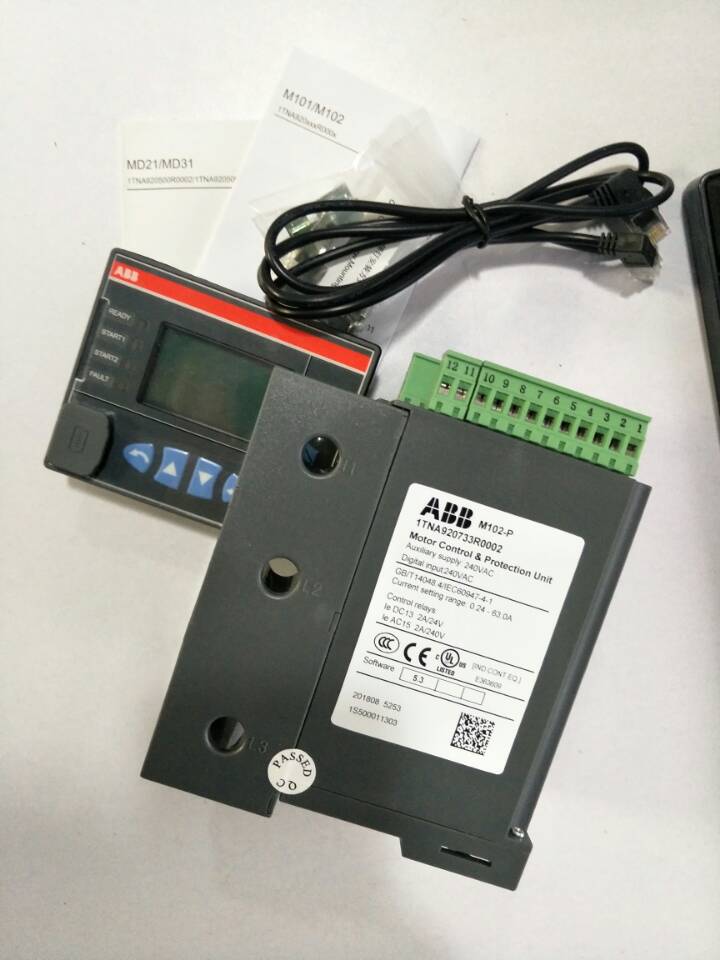 ABB M102-P with MD21 110VAC  电动机保护器