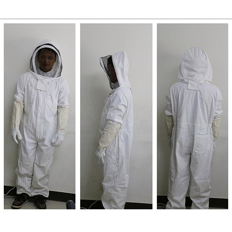 养蜂工具防蜂服衣帽连体防蛰服特厚防蜂衣质优价廉