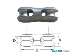 SL8-88字型牵引网套抗弯连接器8吨8字环式防扭器KWB-8
