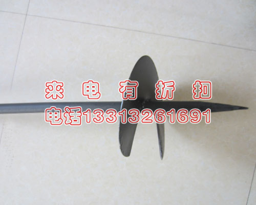 厂家直销高强度螺旋地锚钻拉线地钩地桩螺旋地钻质量保证
