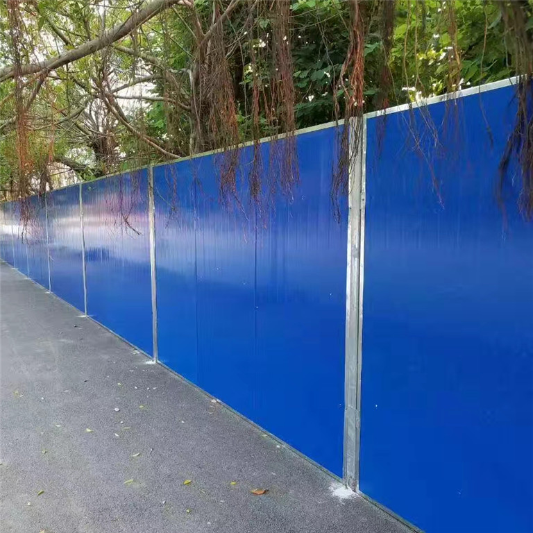 建筑安全泡沫彩钢板围挡丨广西围栏网围挡