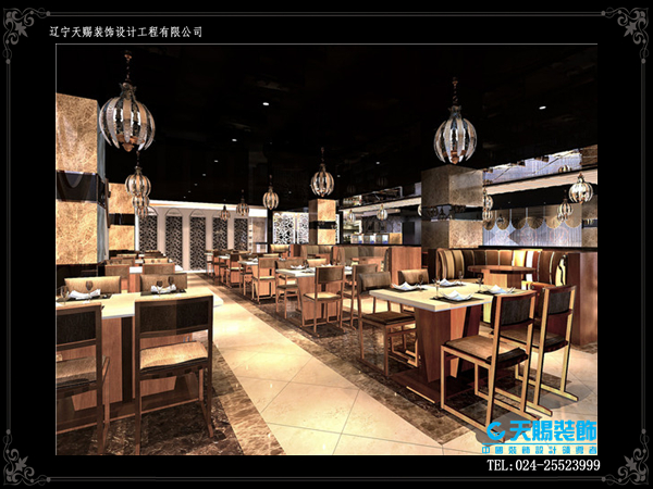 沈阳西餐厅装修设计专业效果图，施工单位