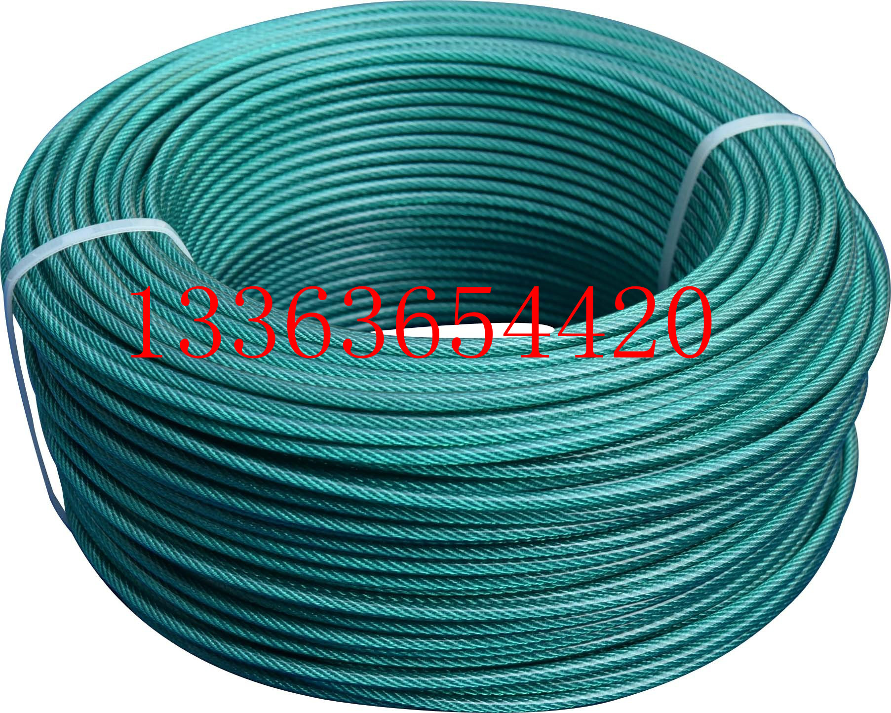 3mm4mm5mm6mm8mm涂塑钢丝绳包塑钢丝绳量大从优