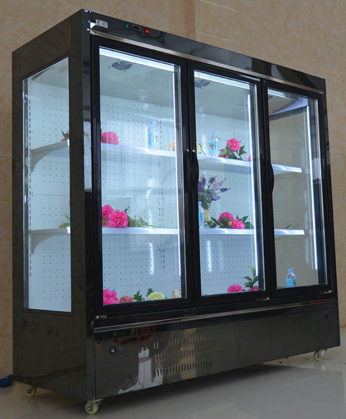 太原哪里有卖鲜花柜 山西进口压缩机鲜花冷藏展示柜